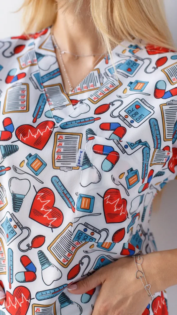 Print ženska bluza - Medical bijela my medical house