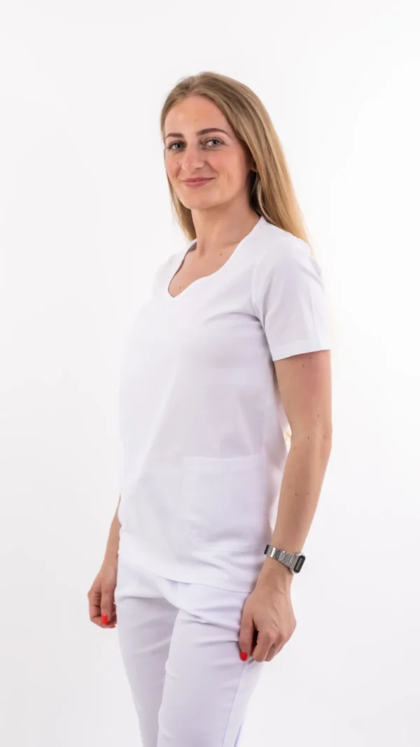 Ženska bluza Stretch - Bijela- My medical house