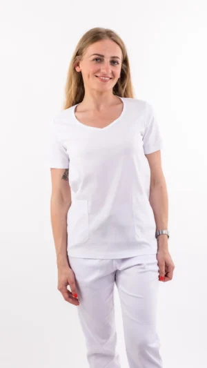 Ženska bluza Stretch - Bijela- My medical house