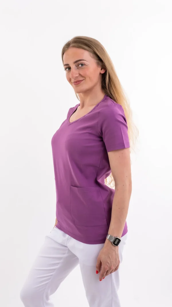 Ženska bluza Stretch - Ljubičasta- My medical house