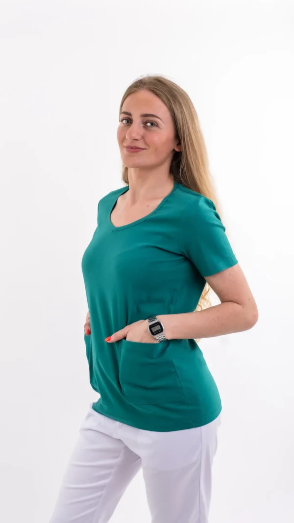 Ženska bluza Stretch - Zelena- My medical house